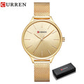 CURREN Hot Fashion Simple Style New Ladies Bracelet Watches Women Dress Wristwatch Quartz Female Clock Gifts relogios feminino