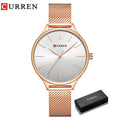 CURREN Hot Fashion Simple Style New Ladies Bracelet Watches Women Dress Wristwatch Quartz Female Clock Gifts relogios feminino