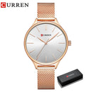 CURREN Hot Fashion Simple Style New Ladies Bracelet Watches Women Dress Wristwatch Quartz Female Clock Gifts relogios feminino
