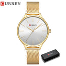 CURREN Hot Fashion Simple Style New Ladies Bracelet Watches Women Dress Wristwatch Quartz Female Clock Gifts relogios feminino