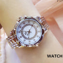 Diamond Women Watch Luxury Brand 2025 Rhinestone Elegant Ladies Watches Rose Gold Clock Wrist Watches For Women relogio feminino