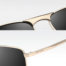 Óculos de Sol Polarizado Veithdia V2462 Classic Rectangle UV400