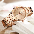 CURREN Relógio Feminino Elegante Minimalista