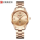 CURREN Relógio Feminino Elegante Minimalista