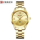 CURREN Relógio Feminino Elegante Minimalista