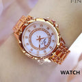 Diamond Women Watch Luxury Brand 2025 Rhinestone Elegant Ladies Watches Rose Gold Clock Wrist Watches For Women relogio feminino