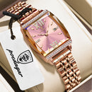 POEDAGAR Relógio Feminino Elegante Design Exclusivo