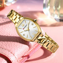 CURREN Fashionable Barrel-Shaped Simple Elegant Quartz Watch Women's Elastic Band Retro Women's Watch