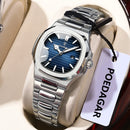 POEDAGAR Original Quartz Women Watch Stainless Steel Waterproof Luminous Ladies Watch Date Fashion Elegant Woman’s Watches Reloj