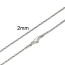 COLAR CORRENTE TORCIDA INOX PRIME