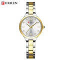 CURREN Relógio Feminino Elegante Minimalista