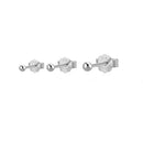 CONJUNTO DE BRINCOS STAR LUXE   (3 PEÇAS)
