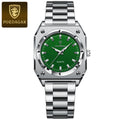 POEDAGAR Relógio Feminino Elegante Retangular Luminoso luxo