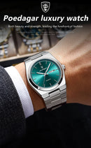 Relógio Masculino Nova Steel Minimal POEDAGAR Luxo