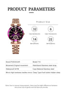 Relógio Feminino POEDAGAR 719-X – Slim Elegance luxo