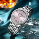 Relógio Feminino Curren Fashion Casual LUXO