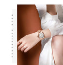 CURREN Relógio Feminino Elegante Luminoso