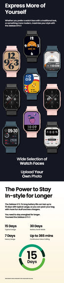 Zeblaze Smartwatch GTS 3 Tela 2.03” com Chamadas