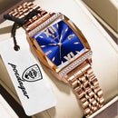 POEDAGAR Relógio Feminino Elegante Design Exclusivo