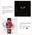 POEDAGAR Relógio Feminino Elegante com Pulseira Clássica