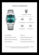 Relógio Masculino Nova Steel Minimal POEDAGAR Luxo