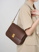 BOLSA DE COURO LUMINA SQUARE