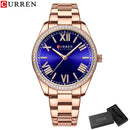 Relógio Feminino Curren Fashion Casual LUXO