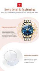 Relógio Feminino OLEVS Aurum 30 – Elegância Profissional