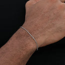PULSEIRA EM AÇO INOX COM ELOS TIPO COBRA – ESSENTIAL LINK