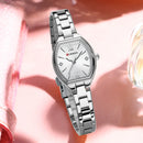 CURREN Fashionable Barrel-Shaped Simple Elegant Quartz Watch Women's Elastic Band Retro Women's Watch