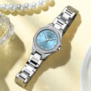 CURREN Original Quartz Watch for Women Fashion Elegant Ladies Watches Stainless Steel Waterproof Wristwatch