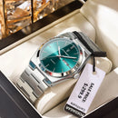 Relógio Masculino Nova Steel Minimal POEDAGAR Luxo