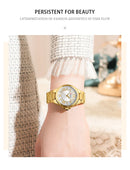 CURREN Relógio Feminino Elegante Luminoso