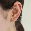 CONJUNTO DE BRINCOS STAR LUXE   (3 PEÇAS)