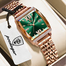 POEDAGAR Relógio Feminino Elegante Design Exclusivo