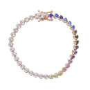 PULSEIRA TENNIS EM ZIRCÔNIA – GOLD CLASSIC