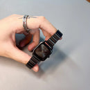 Luxury Niche Design Square Quartz Watches for Women Exquisite Black Strap Exquisite Ladies Wristwatches Personalized Clock Gifts