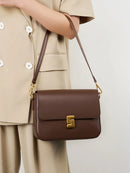 BOLSA DE COURO LUMINA SQUARE