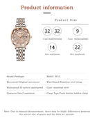 POEDAGAR Relógio Feminino Elegante com Calendário Completo