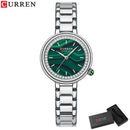 CURREN Relógio Feminino Luxo Minimalista