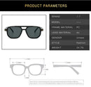 Óculos de Sol Unissex APHEDLLS Horizon Square UV – Proteção Outdoor &amp; Estilo Clássico