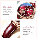 POEDAGAR Relógio Feminino Elegante com Pulseira Clássica