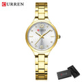CURREN Relógio Feminino Elegante Minimalista