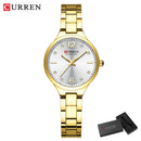 CURREN Relógio Feminino Elegante Minimalista