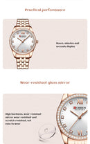 CURREN Relógio Feminino Elegance Premium