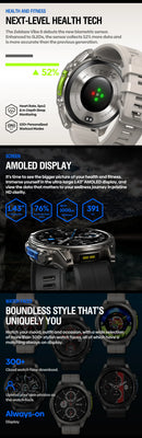 Zeblaze Smartwatch VIBE 8 AMOLED com Chamadas