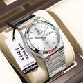 Relógio Masculino Nova Steel Minimal POEDAGAR Luxo