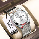 Relógio Masculino Nova Steel Minimal POEDAGAR Luxo