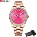 Relógio Feminino Curren Fashion Casual LUXO