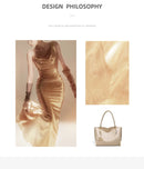 BOLSA BUCKET EM COURO ELEGANCE